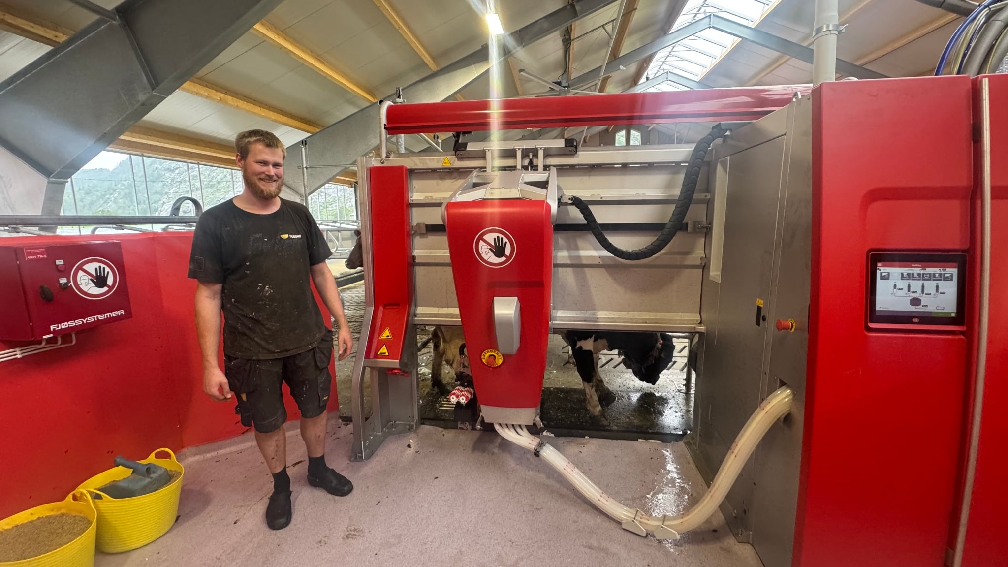 Oppstart av fjøs i Hovsherad, Lund