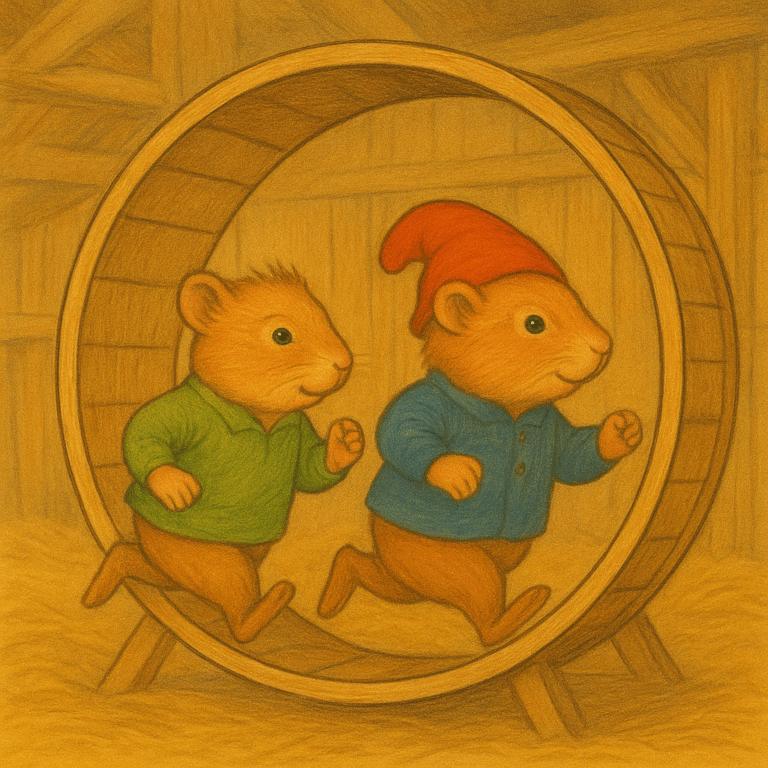 På krybbekanten: hamsterhjulet På krybbekanten: hamsterhjulet