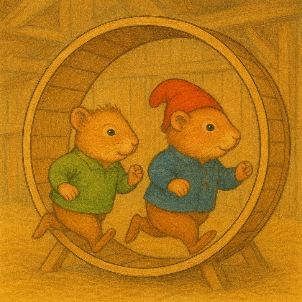På krybbekanten: hamsterhjulet På krybbekanten: hamsterhjulet