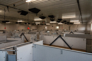 Montering av fødebinger hos Harald Bøhnsdalen, Leirsund 2025