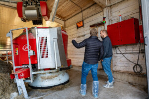 Lely Vector, åpent fjøs hos Hans Ulberg. Sør-Fron 2025