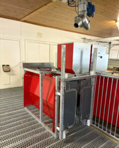 Kraftfôrstasjon til sau. November 2025