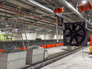 Rugeegghus hos Tom Erik Klevmo Staur. Snåsa, desember 2025