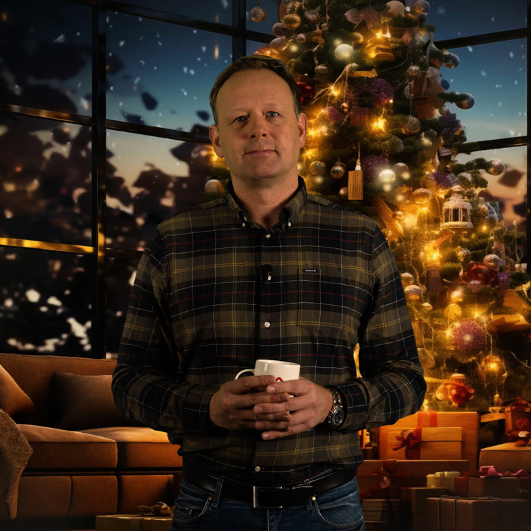 Julehilsen fra André Stenumgård