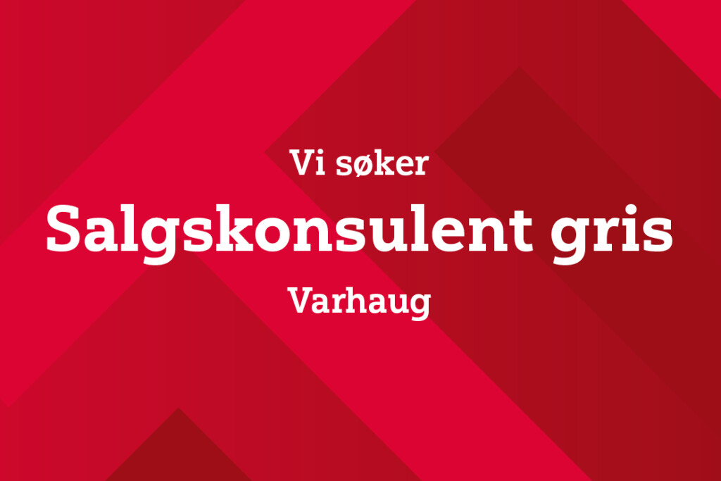 Salgskonsulent Gris – Fjøssystemer Vest AS