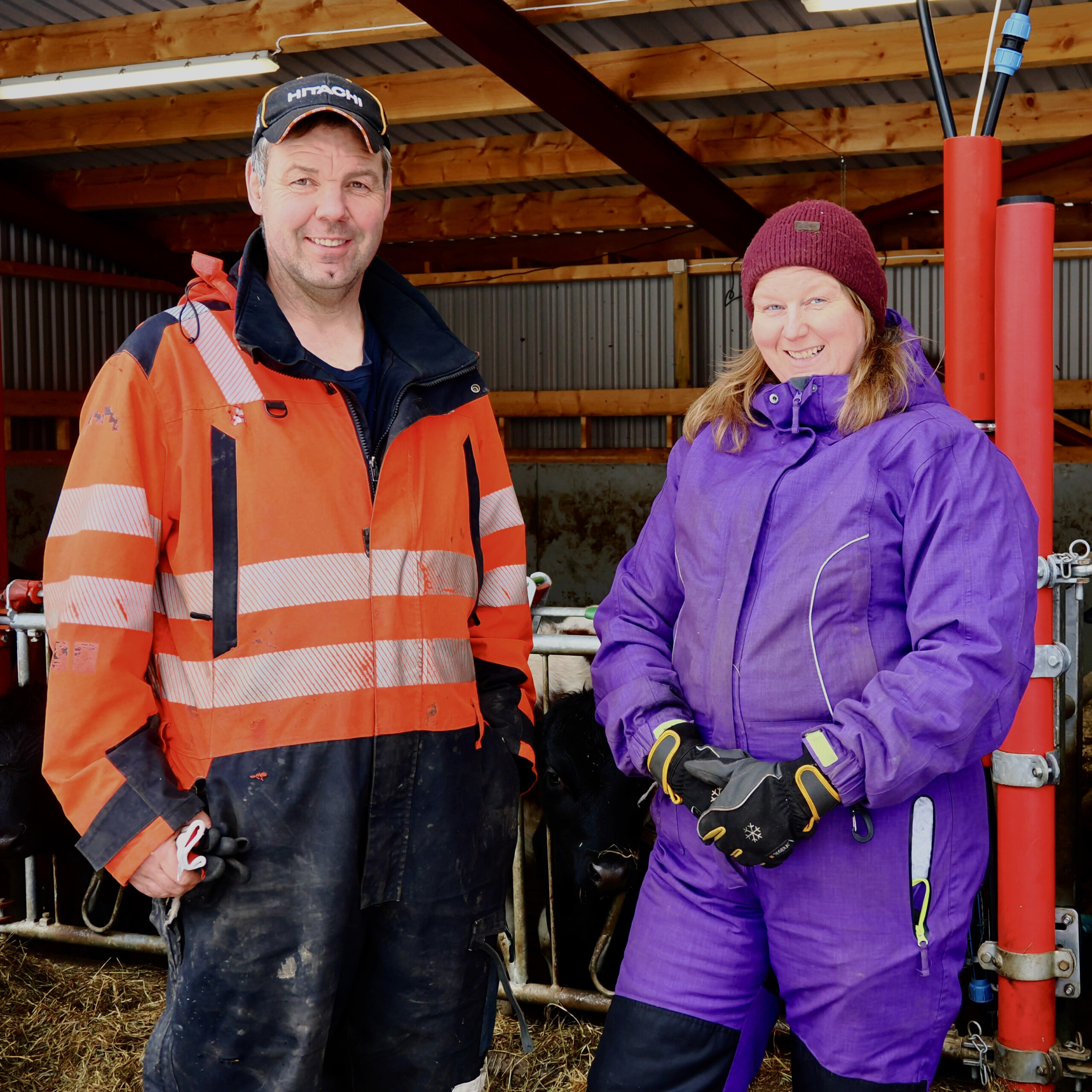 Nytt ungdyrfjøs med utsyn over Vossabygda