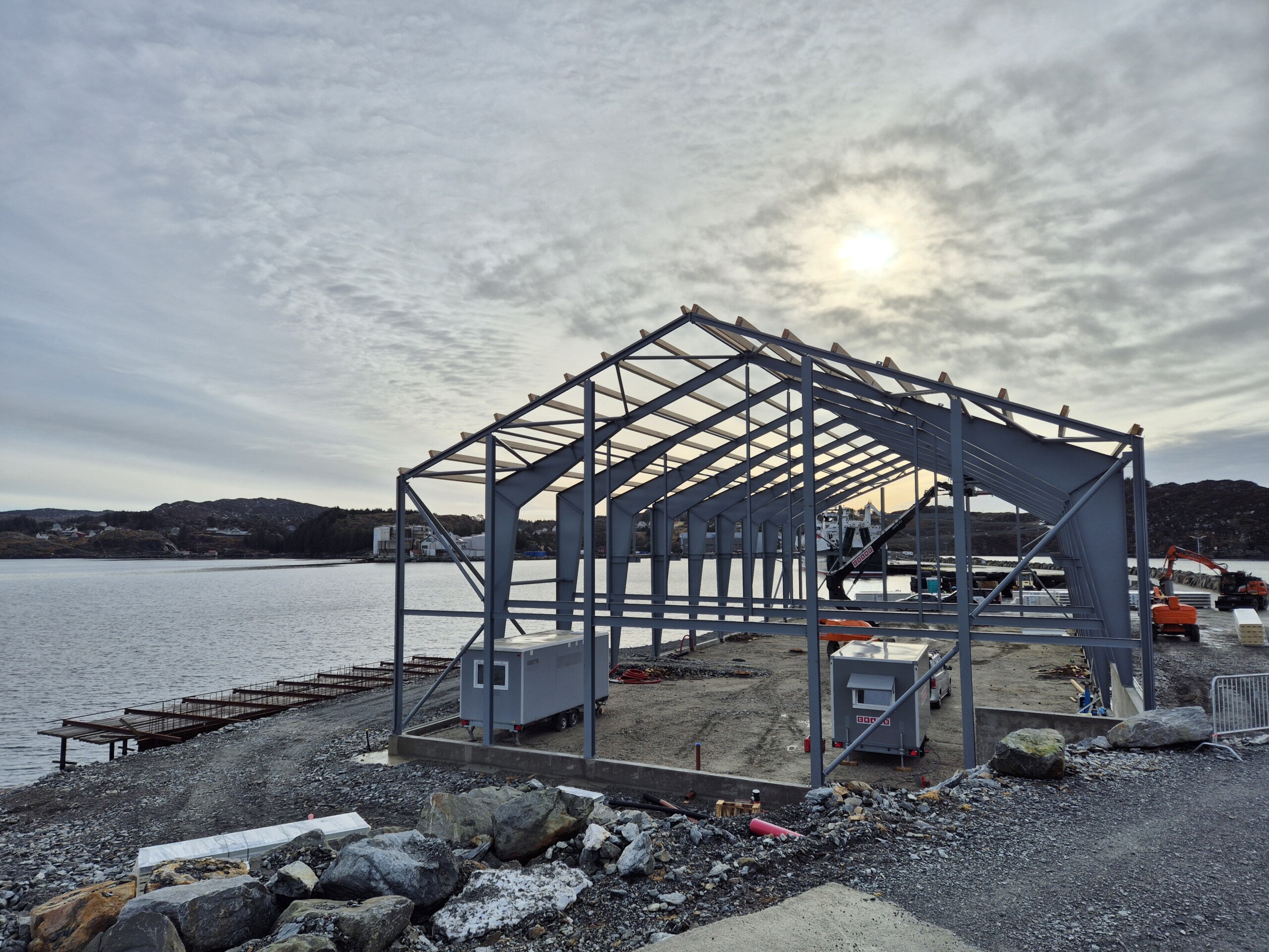 Nytt lagerbygg for Hardsjø Marine i Austevoll