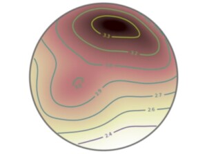 Topografisk bilde fra silomonitor. Trøndelag, 2026