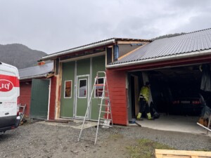Seterdrift med mobil Lely Astronaut melkerobot i container