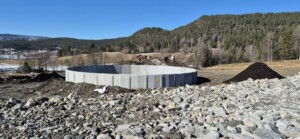 Agritank gjødselkum hos Roxana Stangebye. Sigdal, 2026