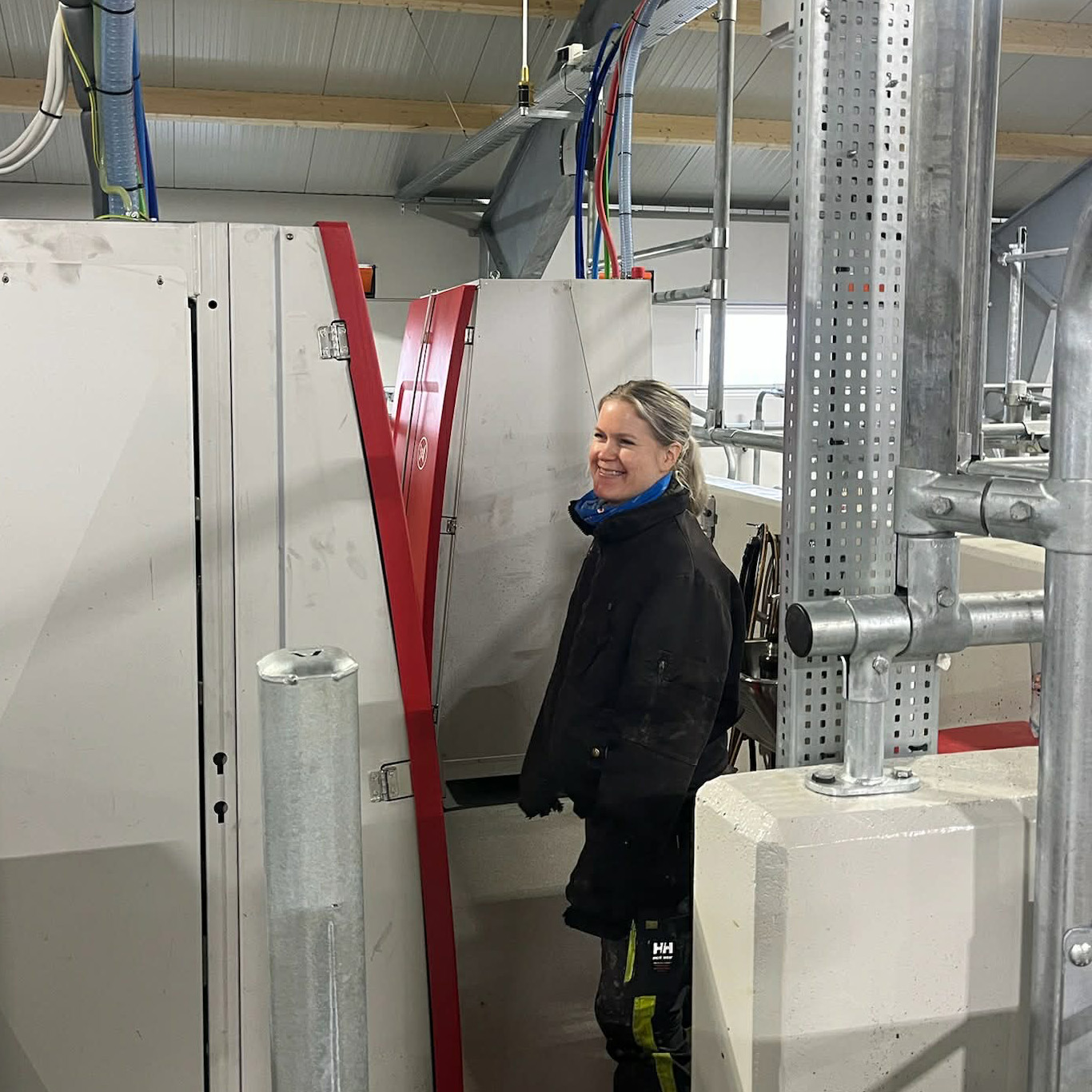 Ny arbeidsplass og moderne melkefjøs