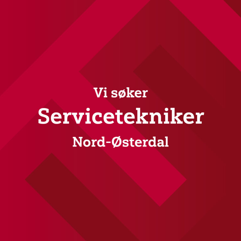 servicetekniker, NOrd-ØSterdal, stilling ledig