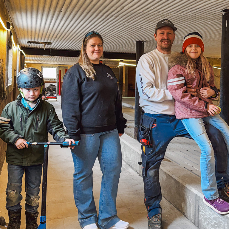 Agnes og Håkon Lykre. Skjåk, 2026