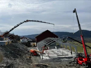 Thorvald og Trond Kornerud. Tranby, april 2026