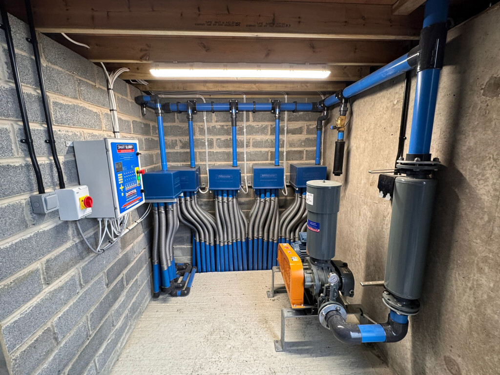 gjødselhåndtering, slurry-anlegg, luftomrøring, DairyPower
