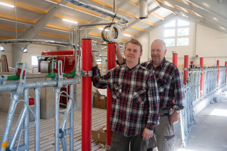 Thorvald og Trond Kornerud. Tranby, juni 2026