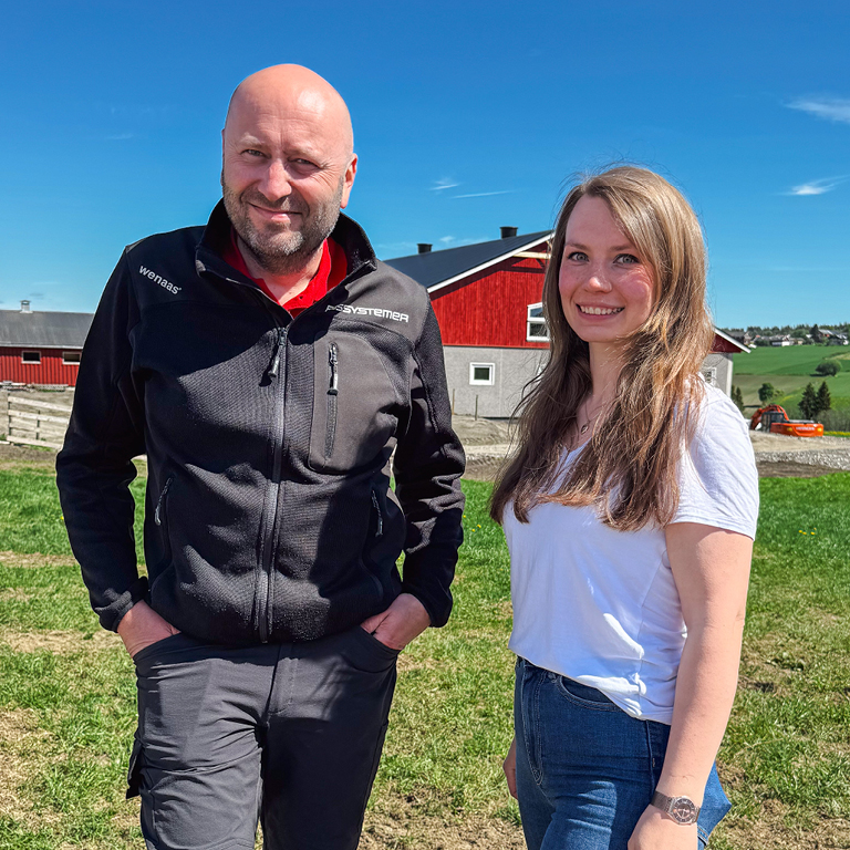 Kjetil Olsen og Ingelin Slåtsveen-Lunn. Kolbu, 2026